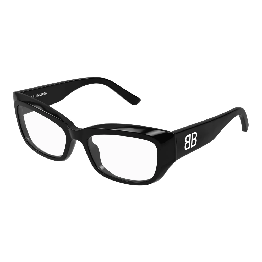 Balenciaga , Glasses, Unisex, Black, 55 Mm, Rectangle Eyeglasses - Image 3