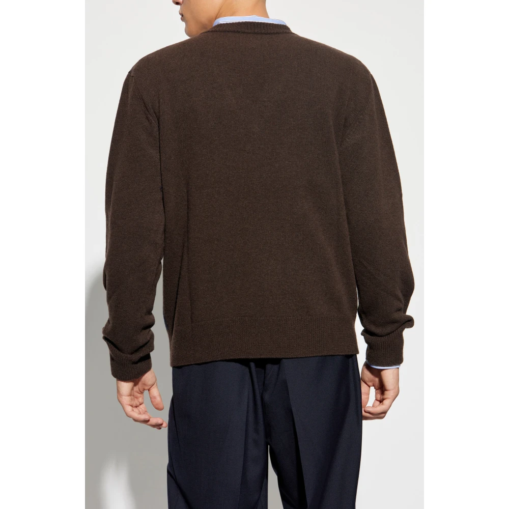 Officine Générale Wollen trui Brown Heren