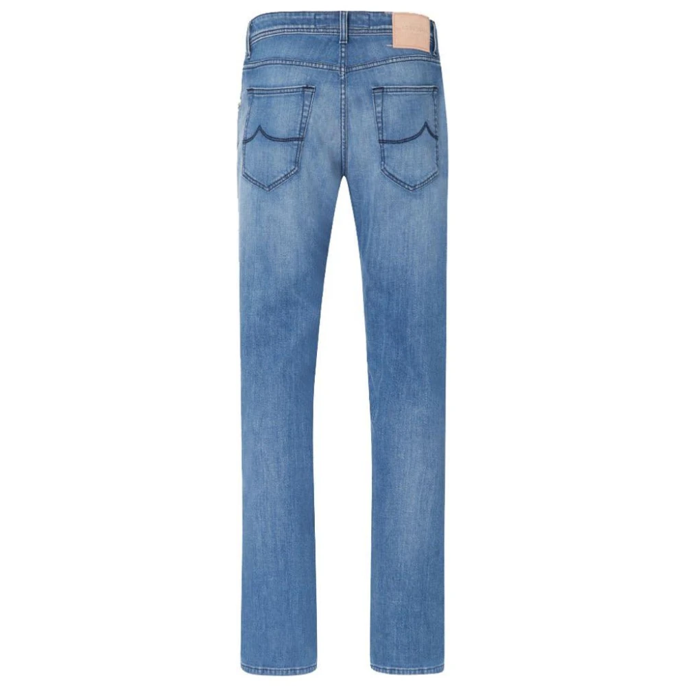 Jacob Cohën Slim Fit Gewassen Katoen Jeans Blue Heren