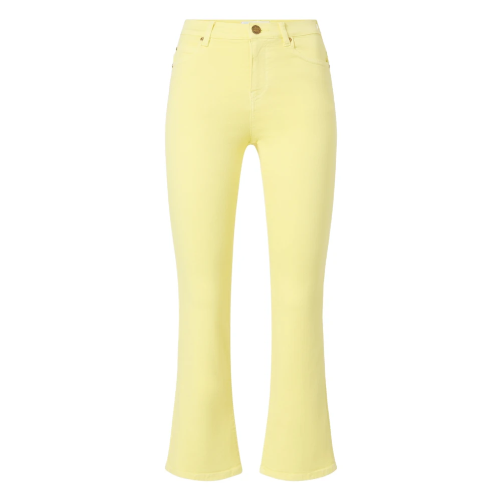 Pinko Women's Yellow Brenda Bootcut Jeans