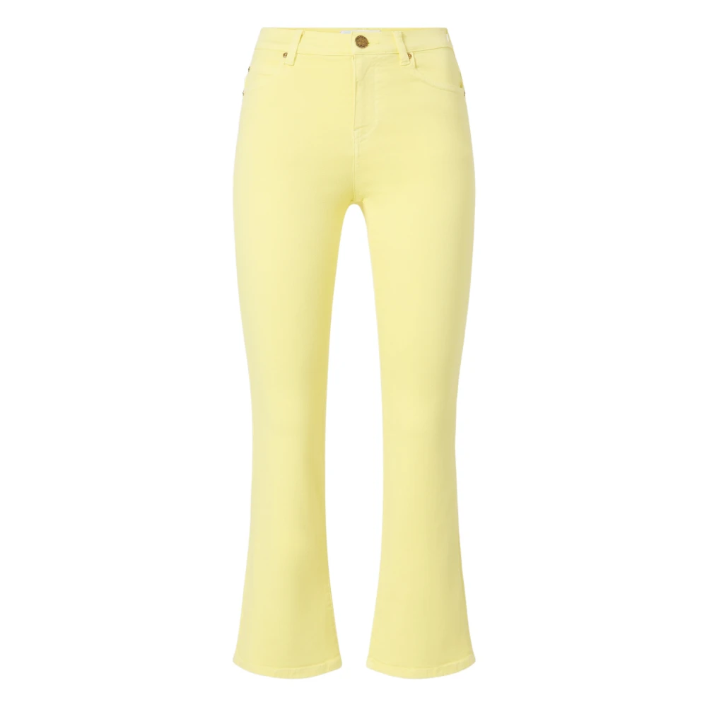 Pinko Boot-cut Jeans Yellow Dames