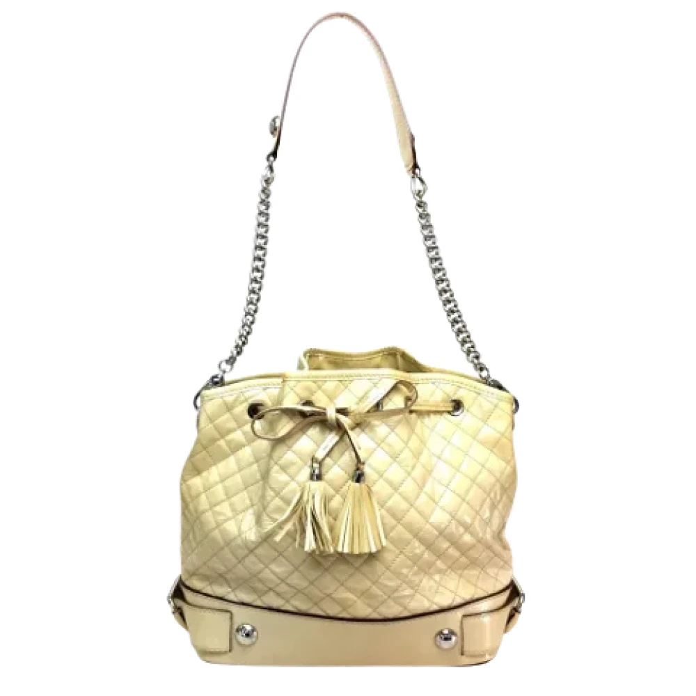 Dolce & Gabbana Pre-owned Leather shoulder-bags Beige Dames