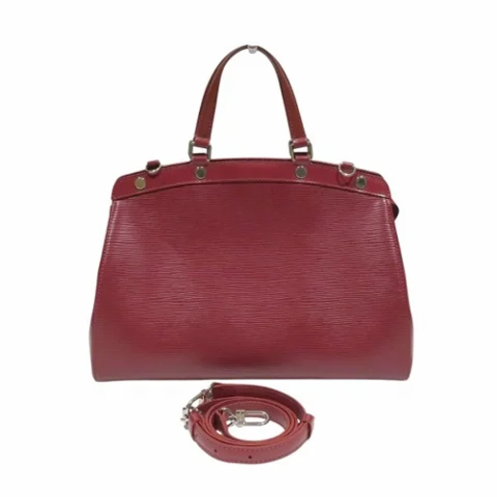 Louis Vuitton Vintage Pre-owned Leather handbags Red Dames