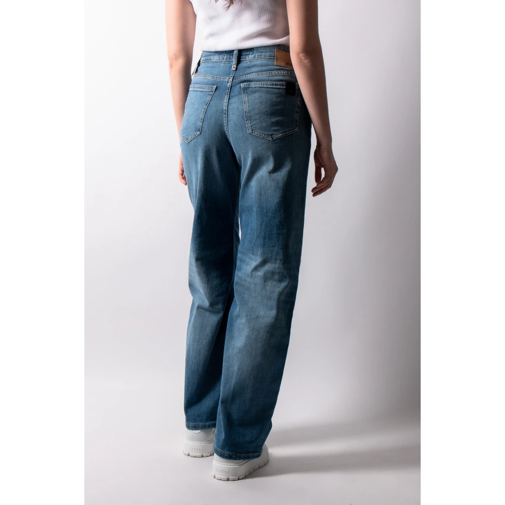 drykorn Mid Waist Marlene Blauwe Gebruikte Jeans Blue Dames