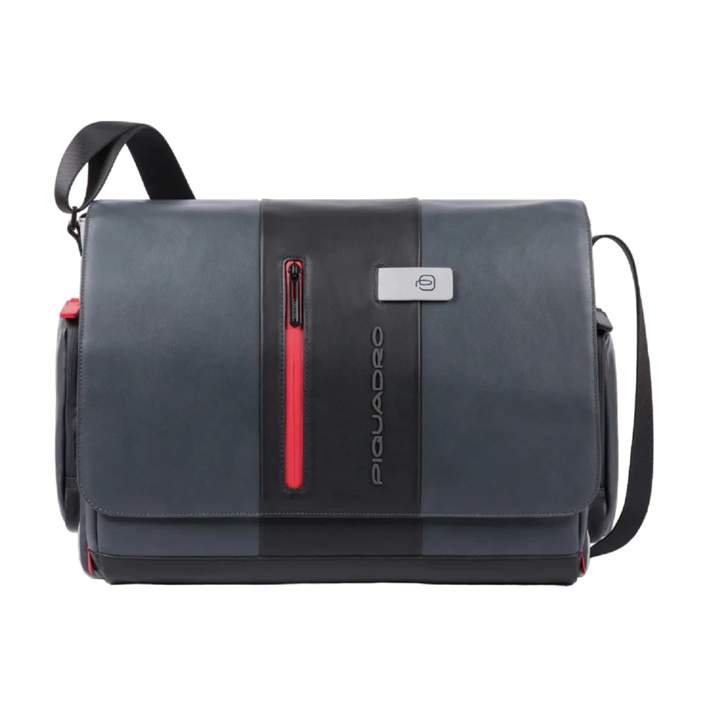 Piquadro Men's Gray Laptop Bags & Cases, One Size, Urban Messenger