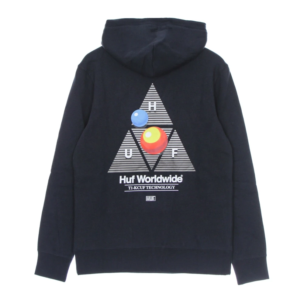 HUF Navy Blazer hoodie met kangoeroezak Blue Heren
