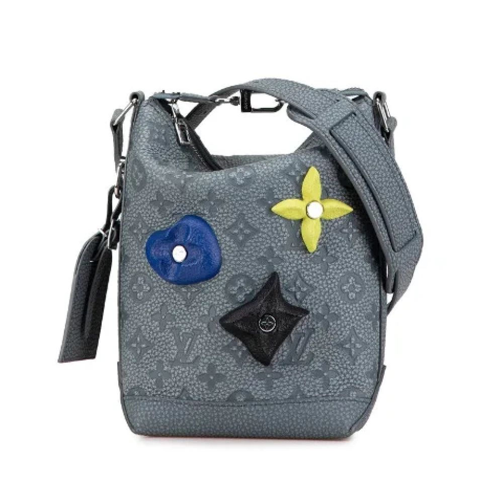 Louis Vuitton Vintage Pre-owned Leather louis-vuitton-bags Gray Dames