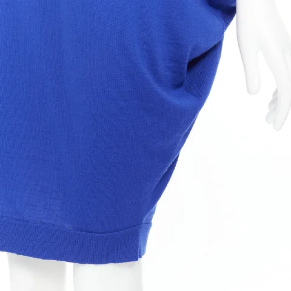 Balmain Pre-owned Wool dresses Blue Dames