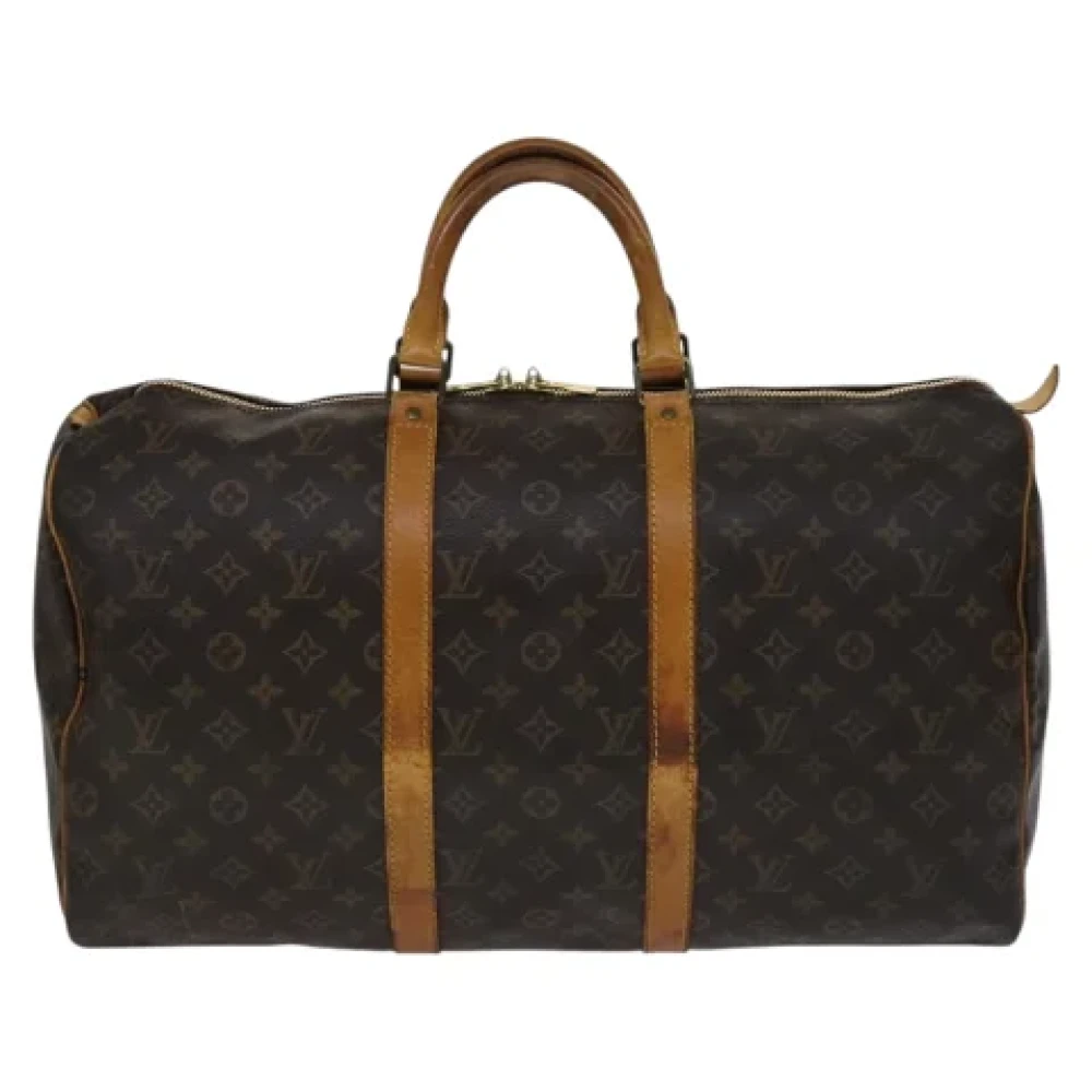 Louis Vuitton Vintage Pre-owned Canvas travel-bags Brown Dames
