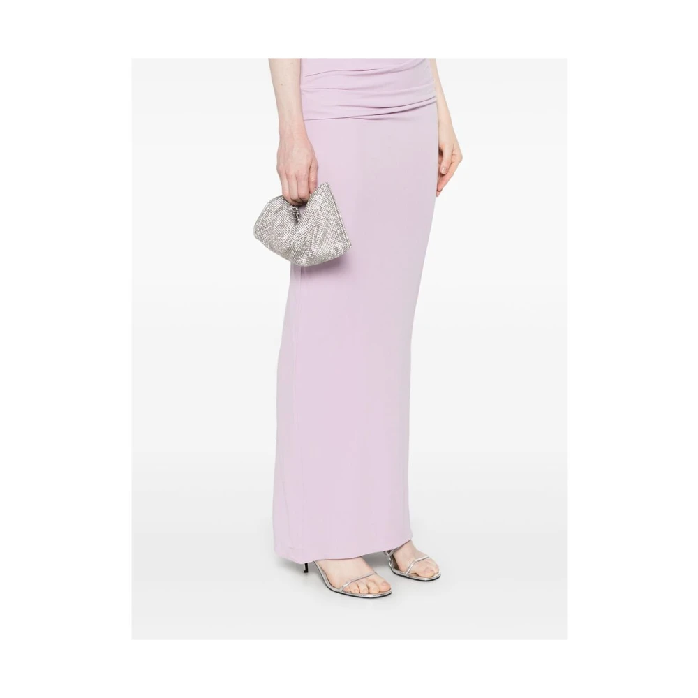 Cult Gaia Kristalversierde Zilveren Pols Tas Gray Dames