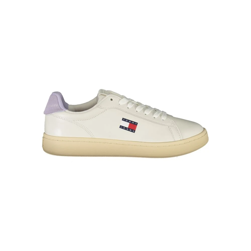 Tommy Hilfiger , Sneakers, Female, White, 5 Uk, White Leather Women Sneaker