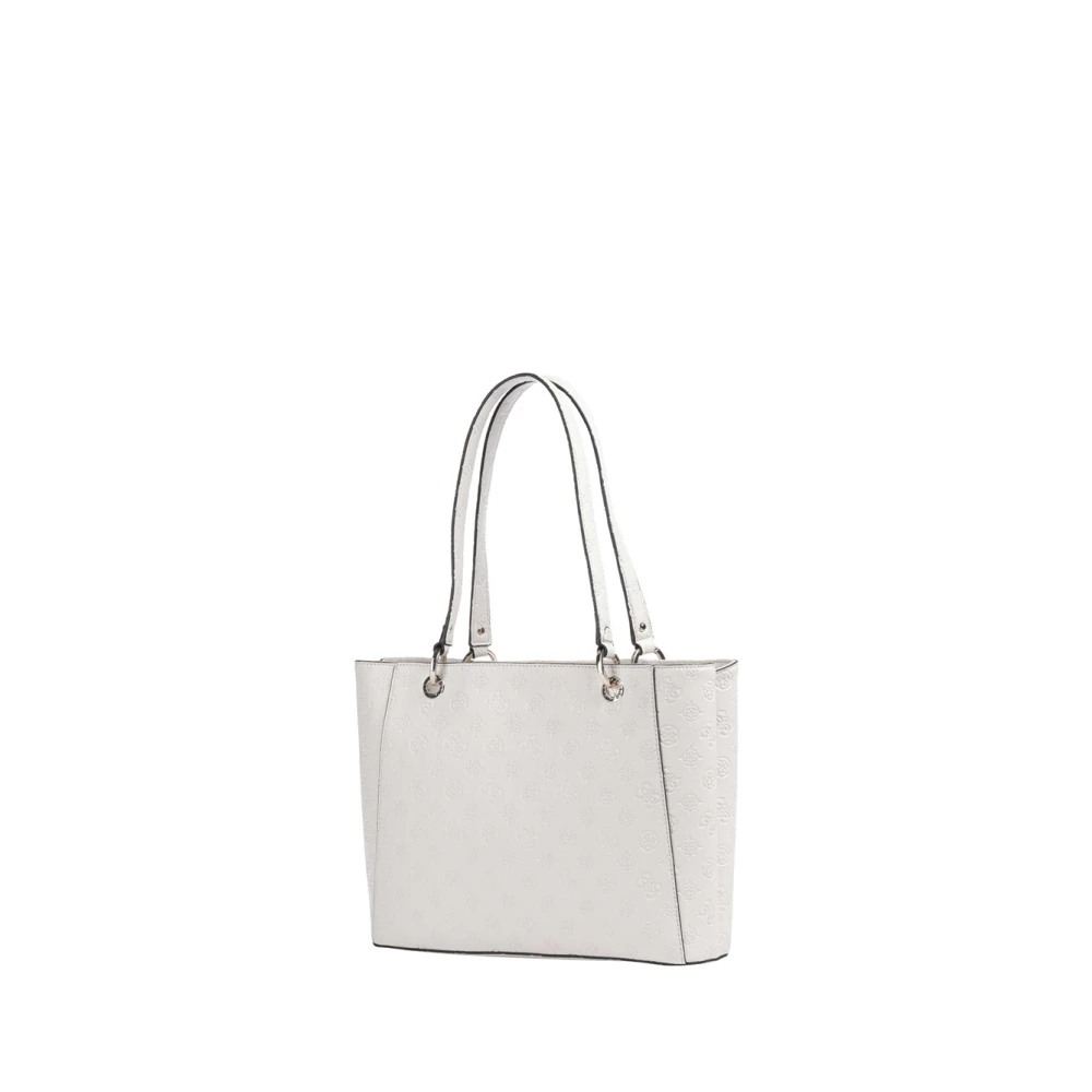 Guess Elegante witte handtas met gouden details Beige Dames