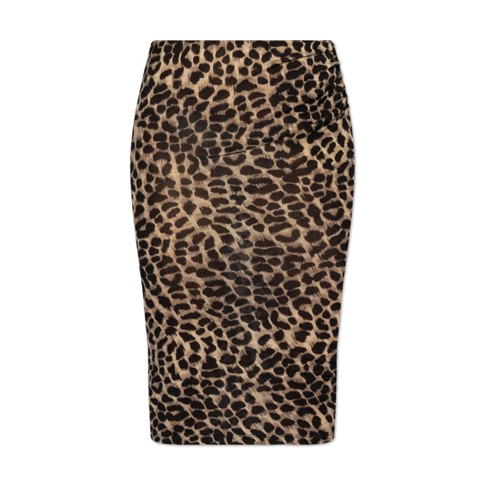 Blumarine Rok met dierenmotief Brown Dames