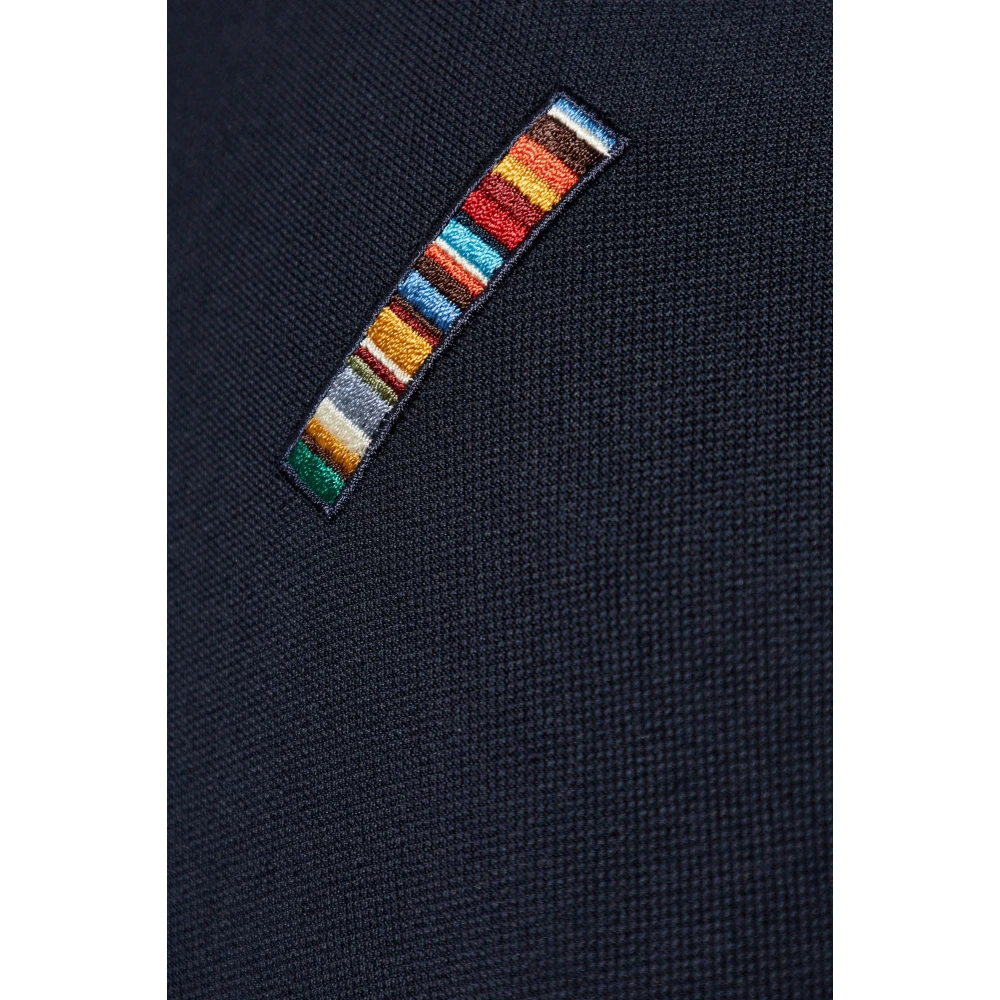 Paul Smith Katoenen polo Blue Heren