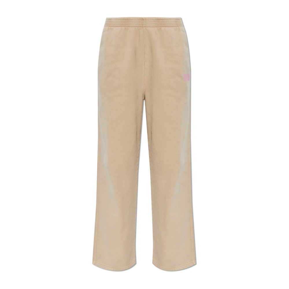 American Vintage Donna Beige Plizzy Sweatpants
