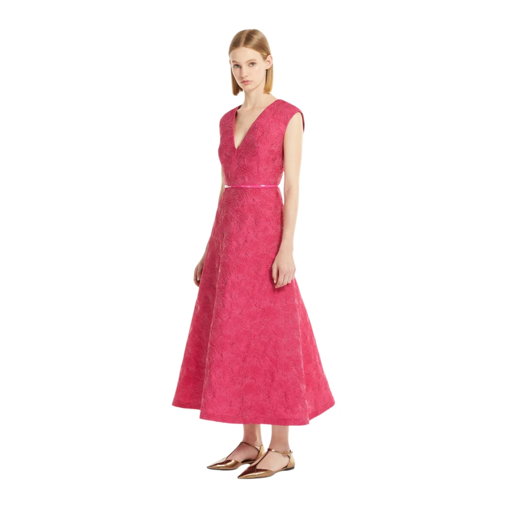 Max Mara Studio Elegante Jurk voor elke gelegenheid Pink Dames
