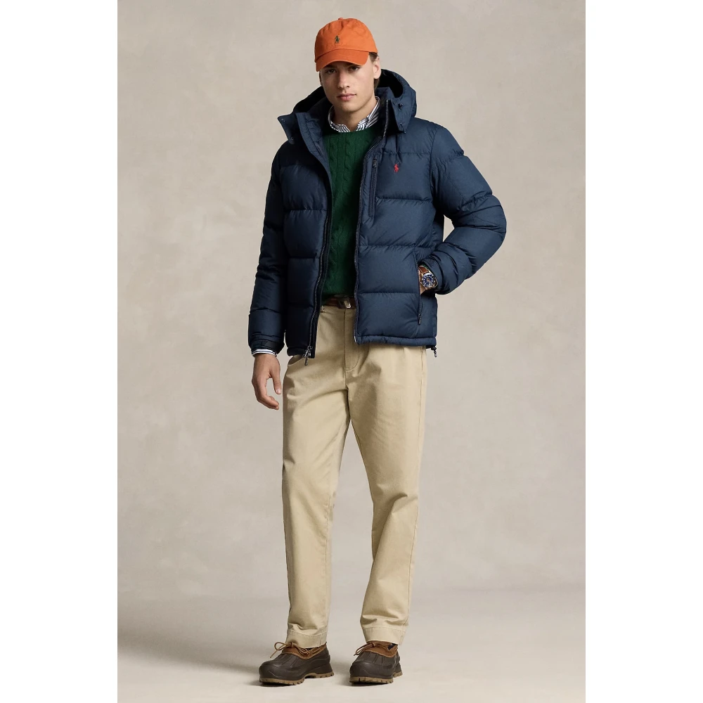 Ralph Lauren Navy Donsjack Collectie Blue Heren