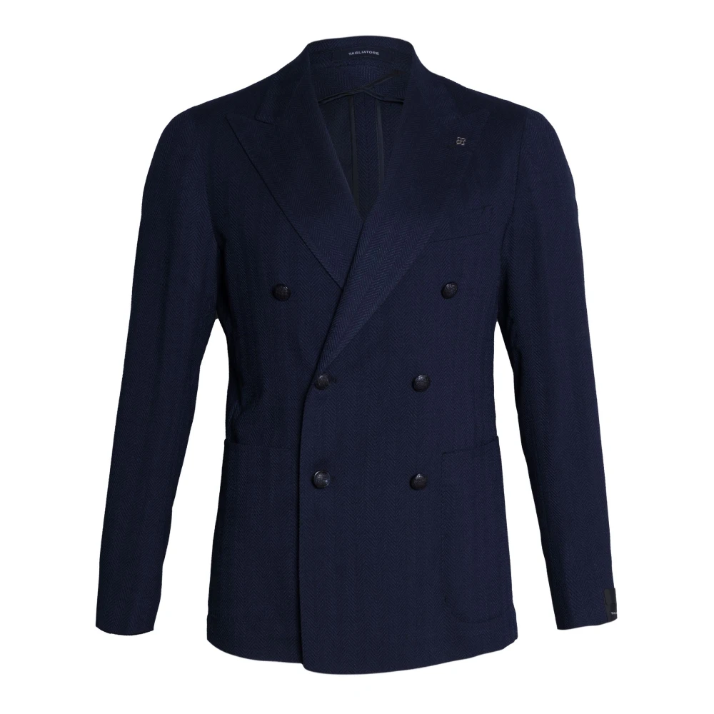 Tagliatore Men's Blue Blazers, Xl, Montecarlo Jacket