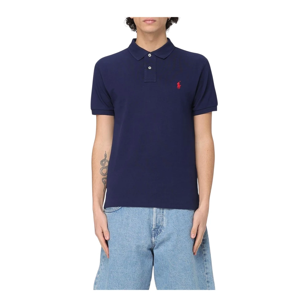 Polo Ralph Lauren Uomo Blu Top, M, New,