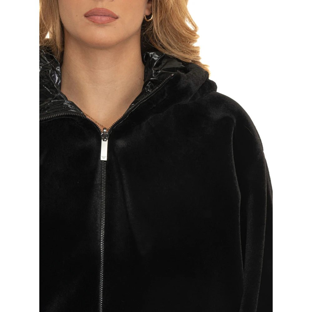 Emporio Armani Pufferjas voor Mannen Black Dames