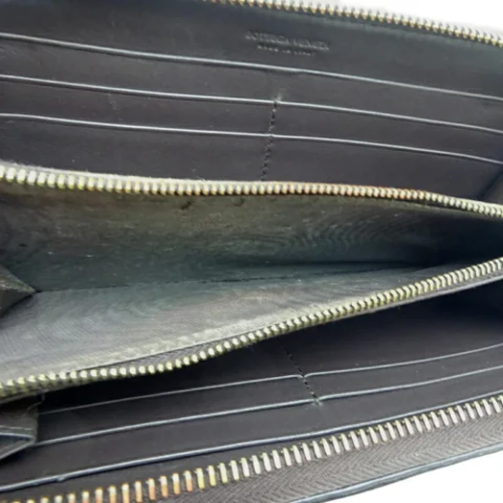 Bottega Veneta Vintage Pre-owned Leather wallets Black Heren