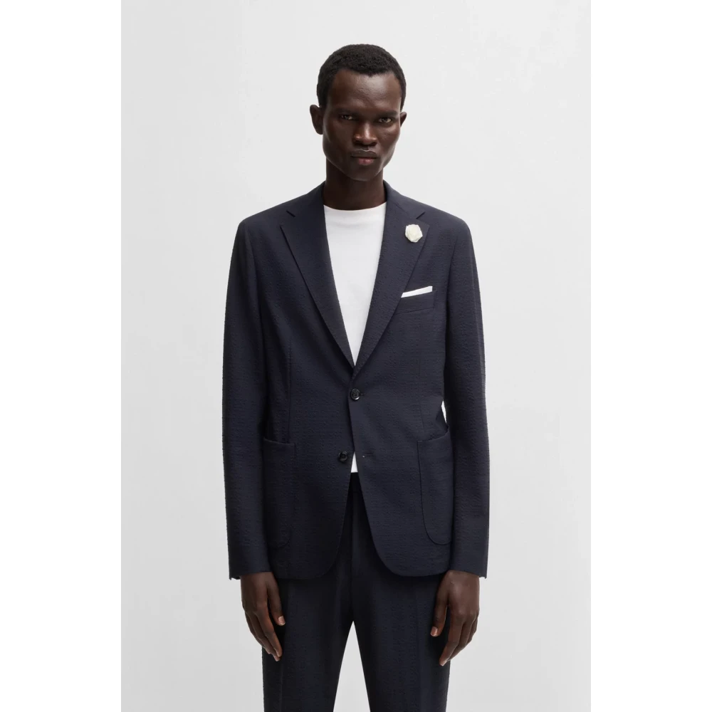 Boss - Jackets > Blazers - Blue - Boss - Modalova
