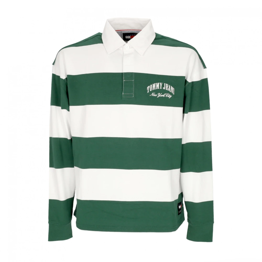 Tommy Hilfiger Relaxed Varsity CB Rugby Ext Polo Green Heren