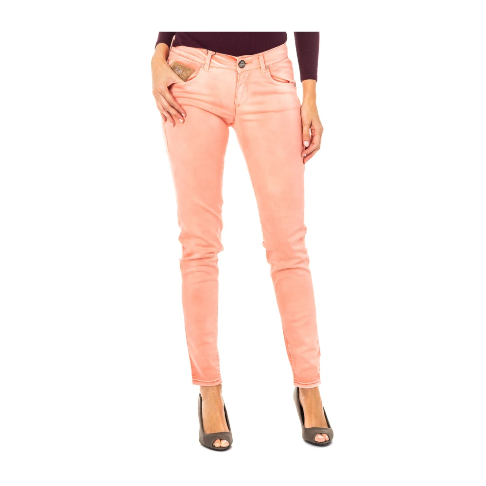 La Martina Orange Skinny Fit Jeans, Female, W31, Modern Skinny Elastic Trousers