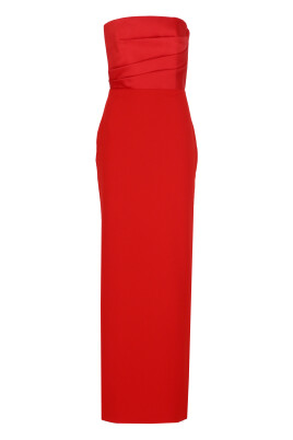 red-sleeveless-dress-with-rear-vent