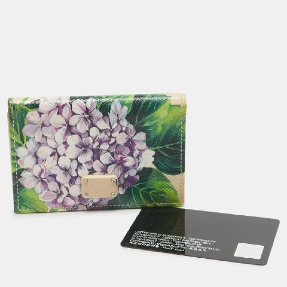 Dolce & Gabbana Pre-owned Leather wallets Multicolor Dames