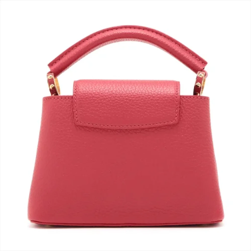 Louis Vuitton Vintage Pre-owned Leather handbags Red Dames