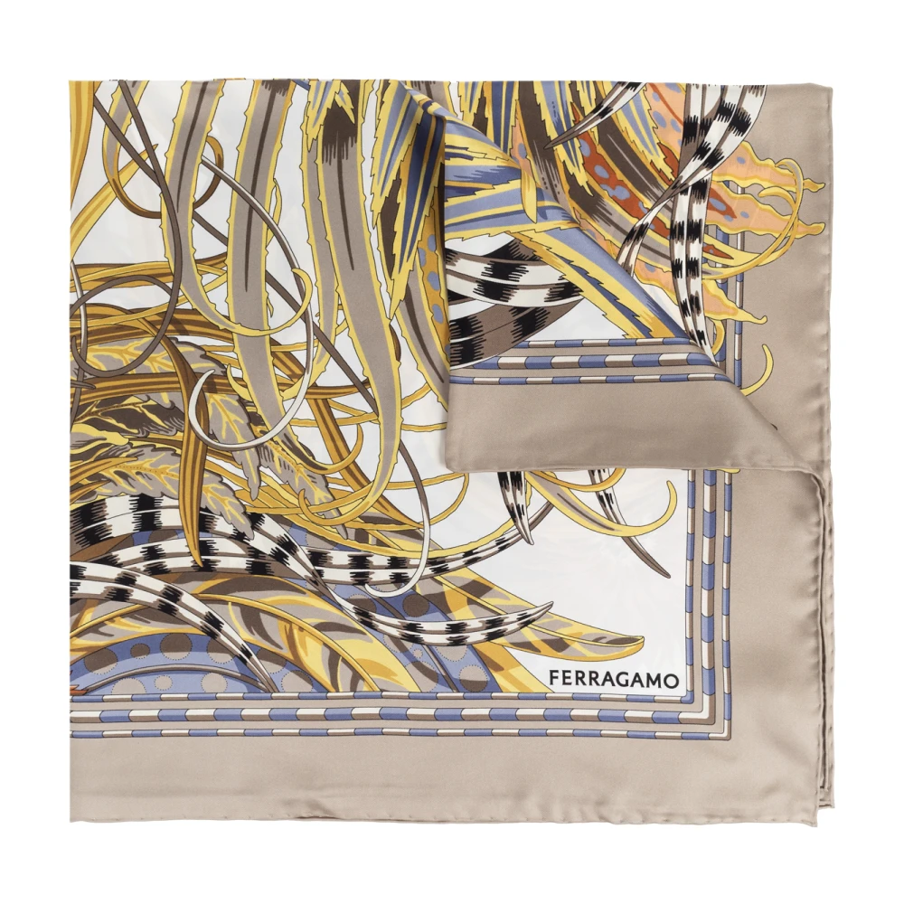 Ferragamo Women's Silk Scarf With Print