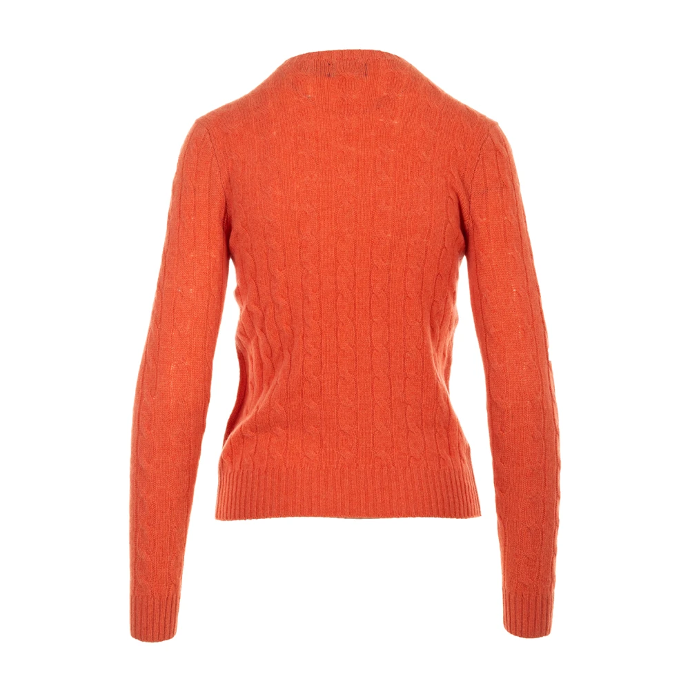 Ralph Lauren Koraalrode Sweater Juliana Pullover Red Dames