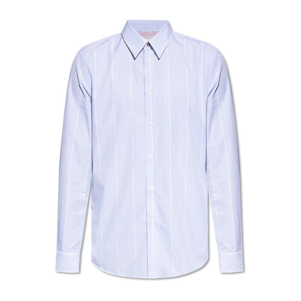 Paul Smith Overhemd met gestreept patroon Blue Heren