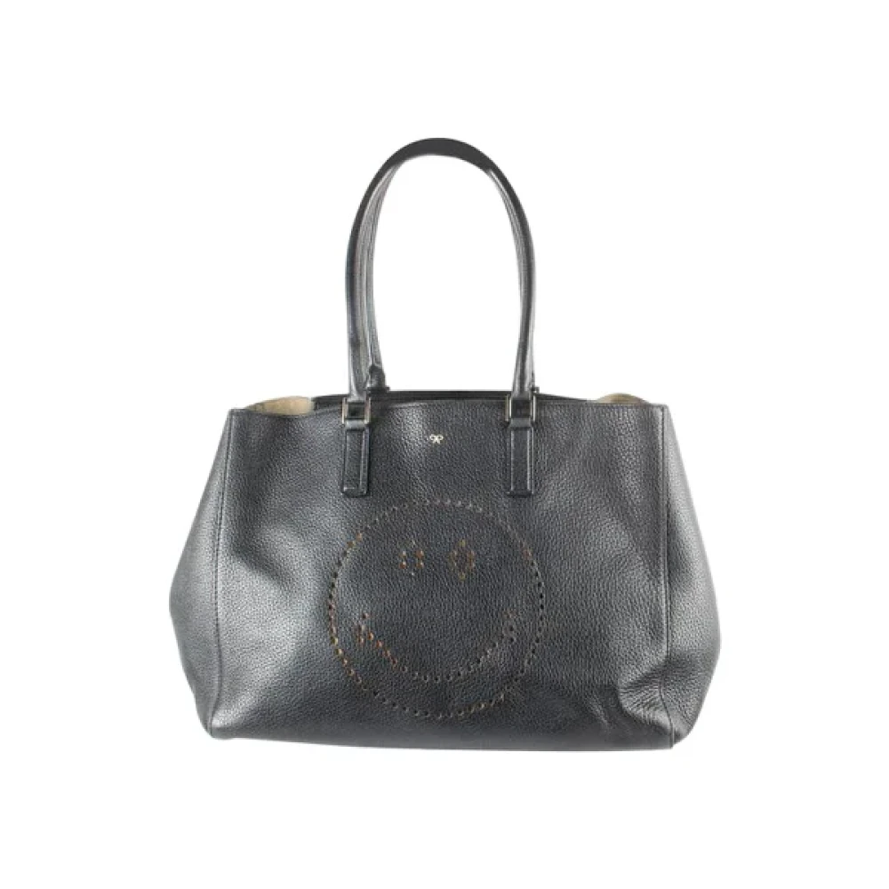 Anya Hindmarch Pre-owned Leather totes Black Dames