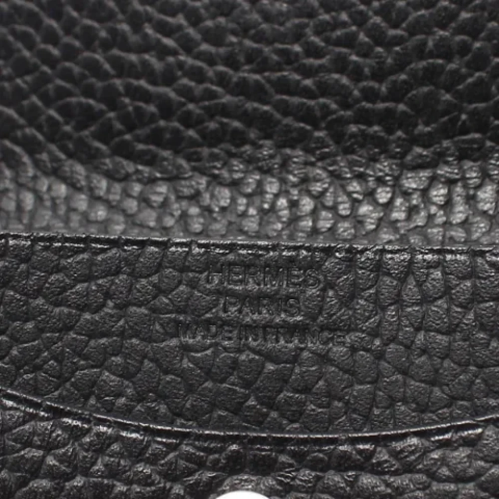 Hermès Vintage Pre-owned Fabric wallets Black Dames