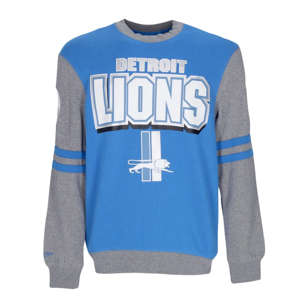 Mitchell & Ness Detroit Lions Crewneck Sweatshirt NFL Teamkleuren Multicolor Heren
