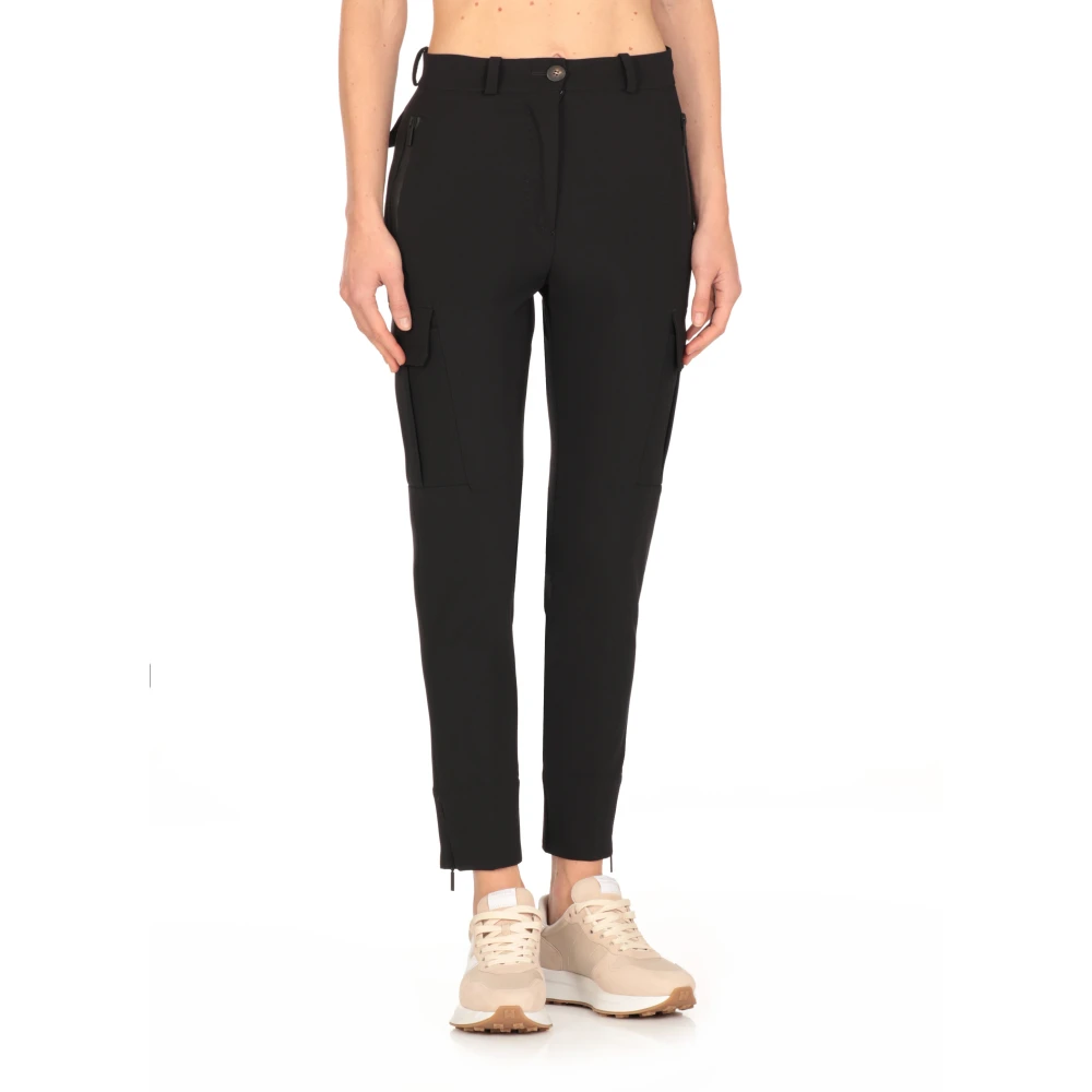 RRD Zwarte Cargo Broek met Zakken Black Dames