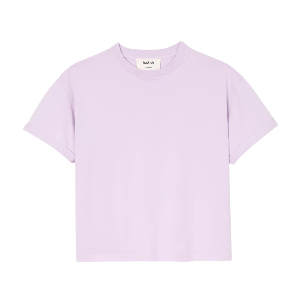 Ba&Sh Women's Purple T-Shirts, Xs, Rosie T-Shirt