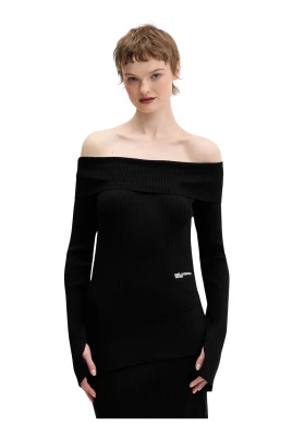 Off-Shoulder Sweater