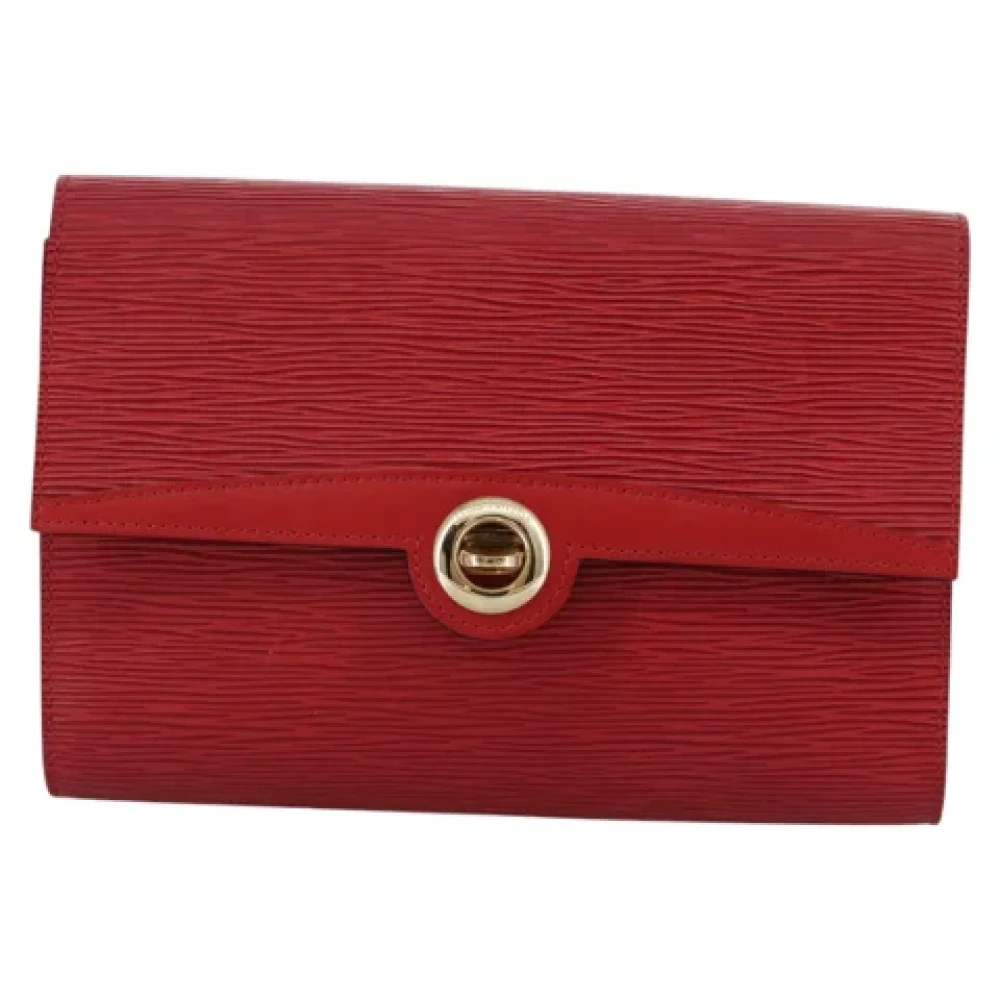 Louis Vuitton Vintage Pre-owned Leather louis-vuitton-bags Red Dames