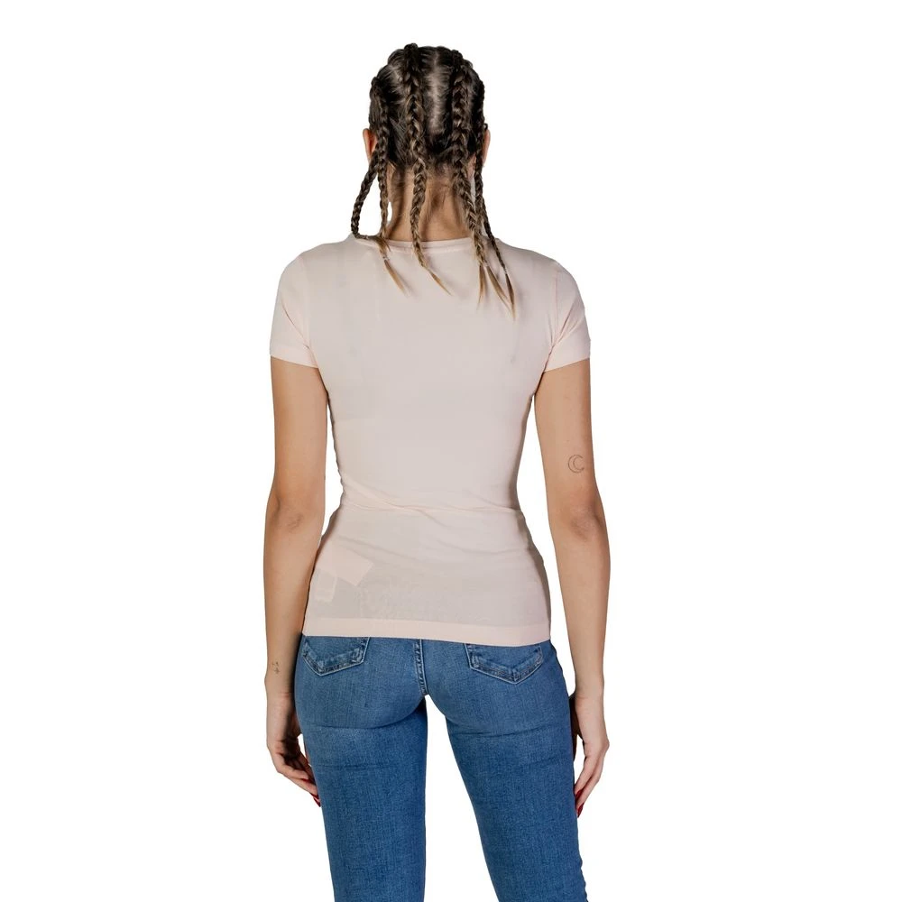 Guess Multicolor Katoenen Tops & T-Shirt Pink Dames