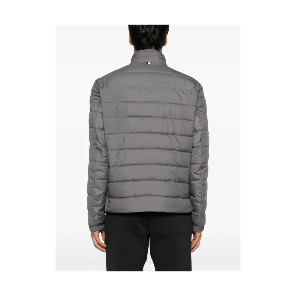 Hugo Boss Gewatteerd Antracietgrijs Ritsjack Gray Heren