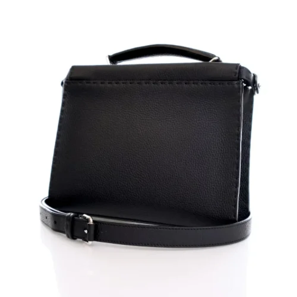 Fendi Vintage Pre-owned Leather fendi-bags Black Dames