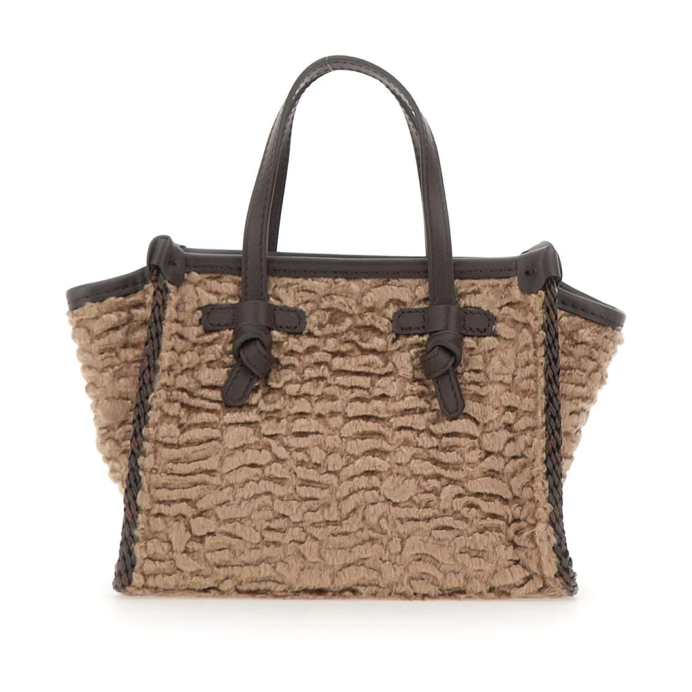 Gianni Chiarini Women's Beige Miss Marcella Handbag - Shopping Bags - One Size - Bags