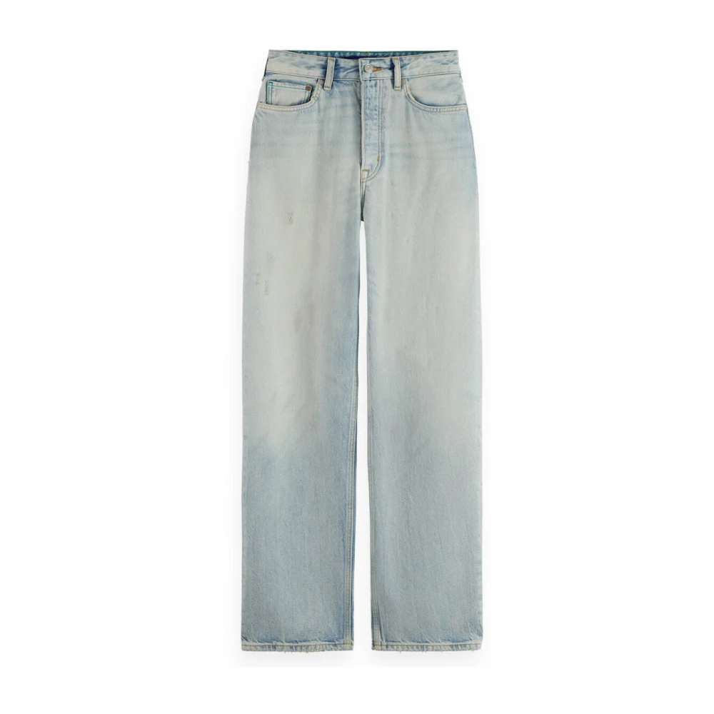 Scotch & Soda Authentieke Straight Jeans Blue Dames