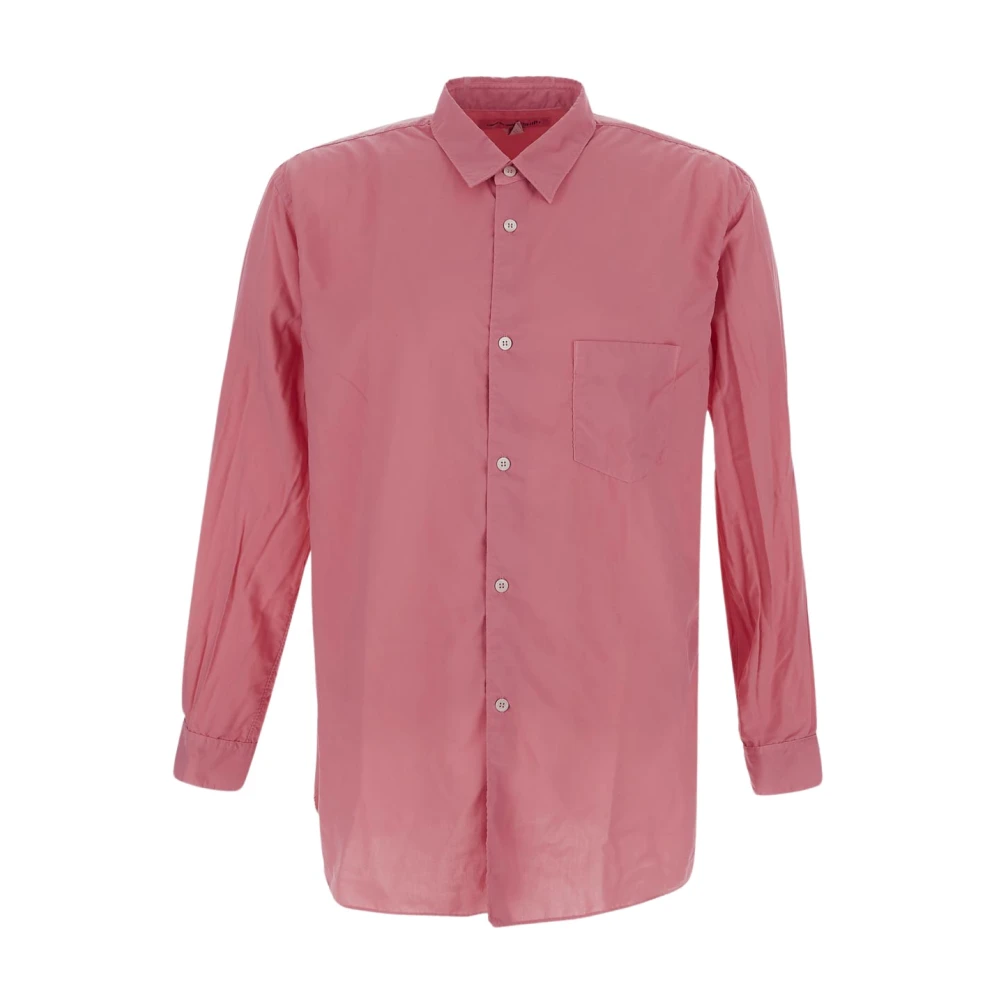 Comme des Garçons Stijlvol Overhemd met Lange Mouwen Pink Heren