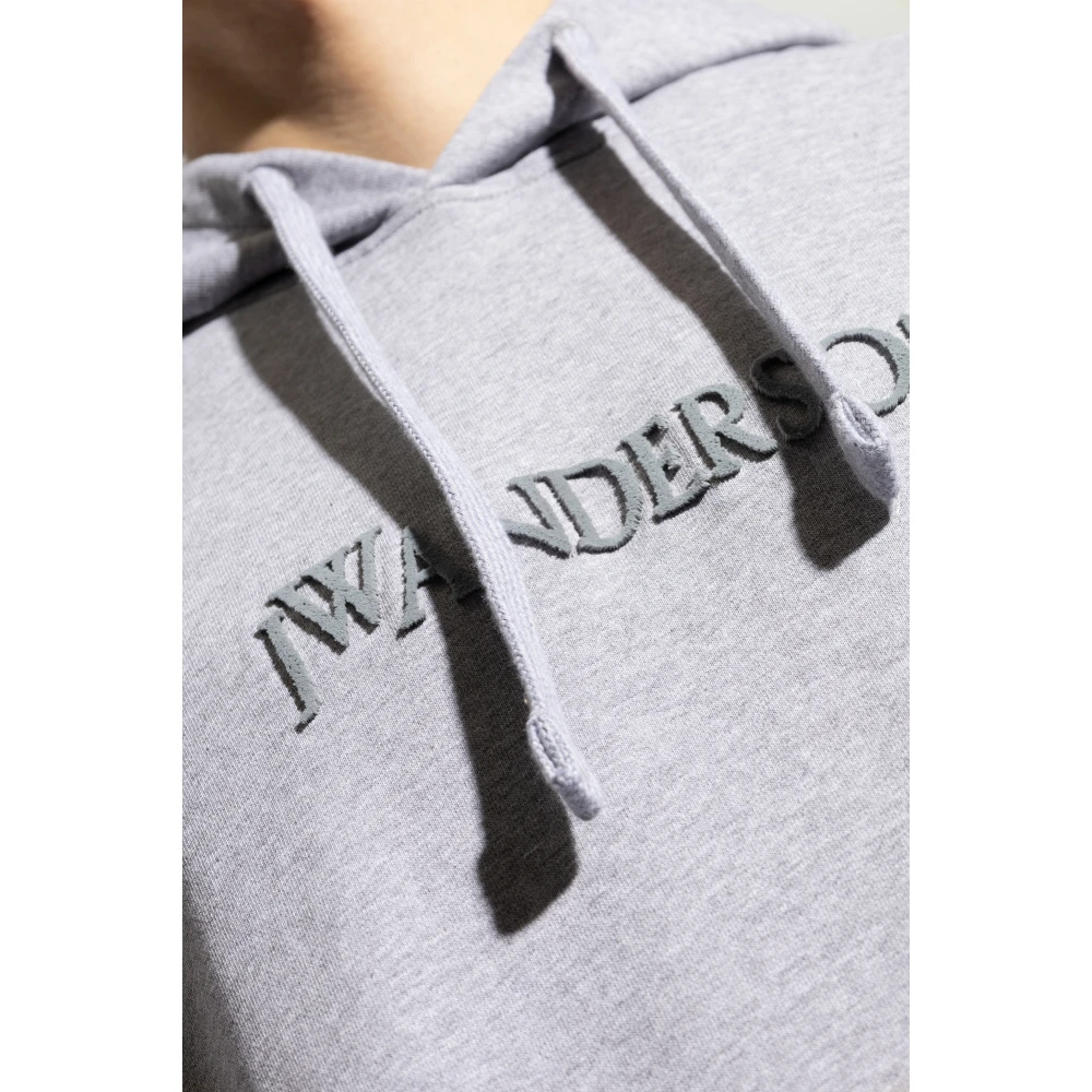 JW Anderson Logo sweatshirt Gray Heren