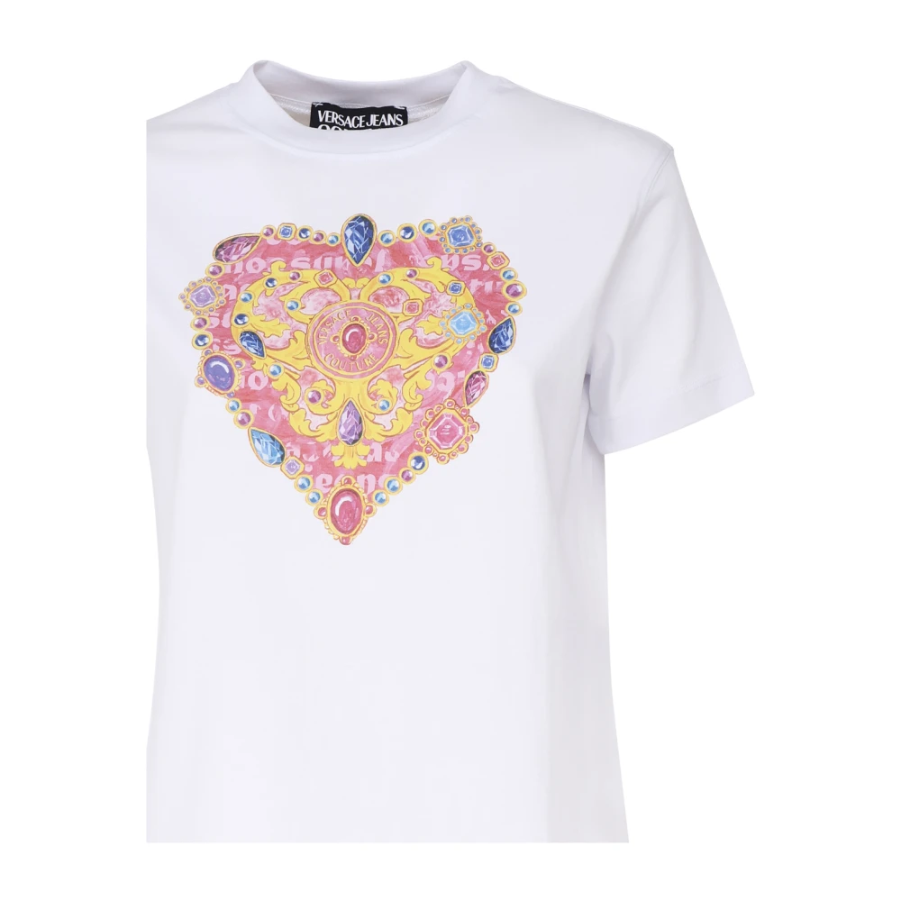 Versace Jeans Couture Witte T-shirts en Polos White Dames
