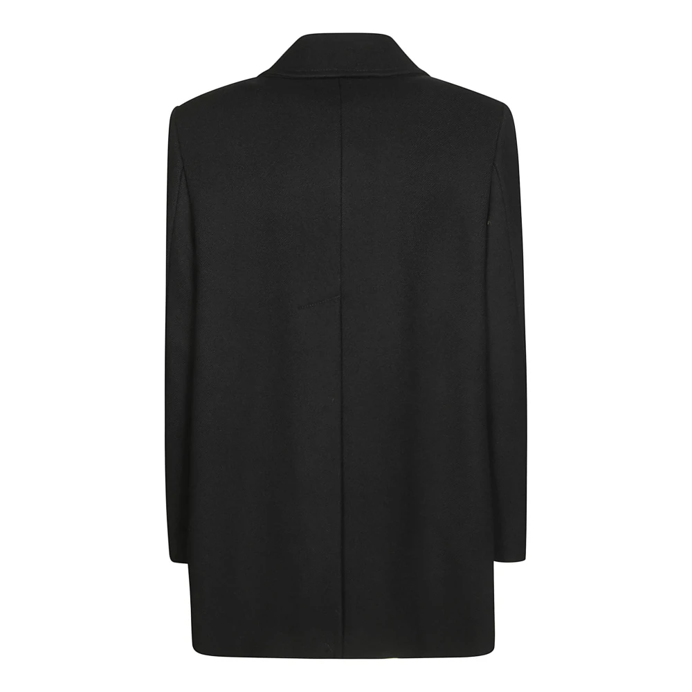 IVY OAK Stijlvolle Peacoat voor Vrouwen Black Dames
